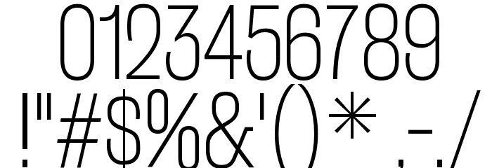 RakeslyEl-Regular Font OTHER CHARS