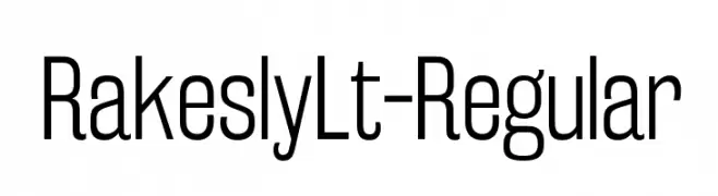 RakeslyLt-Regular  Fuentes Gratis Descargar