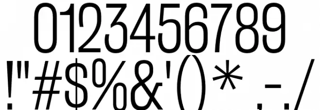 RakeslyLt-Regular Font OTHER CHARS