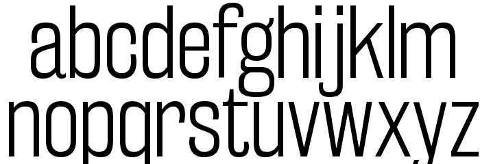 RakeslyLt-Regular Font LOWERCASE
