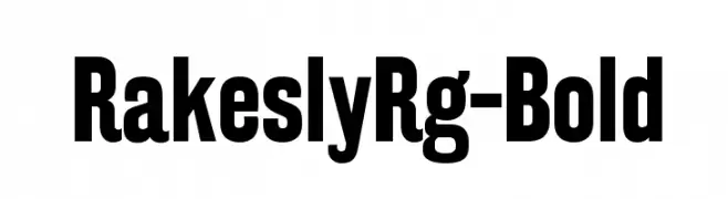 RakeslyRg-Bold  Fuentes Gratis Descargar