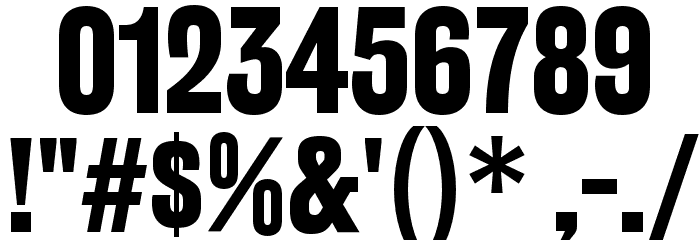 RakeslyRg-Bold Font OTHER CHARS