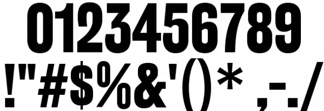 RakeslyRg-Bold Font OTHER CHARS