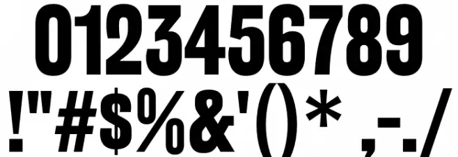 RakeslyRg-Bold Font OTHER CHARS