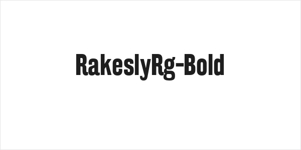 RakeslyRg-Bold Logo