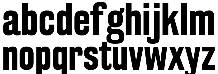 RakeslyRg-Bold Font LOWERCASE