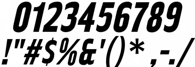 RakeslyRg-BoldItalic Font OTHER CHARS