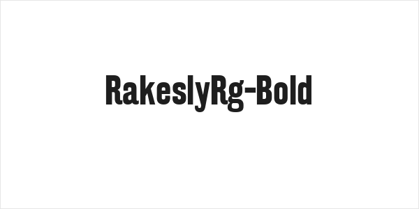 RakeslyRg-Bold Logo