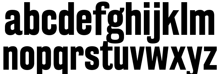 RakeslyRg-Bold Font LOWERCASE