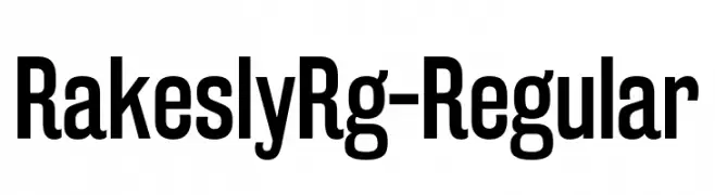 RakeslyRg-Regular  免费字体下载