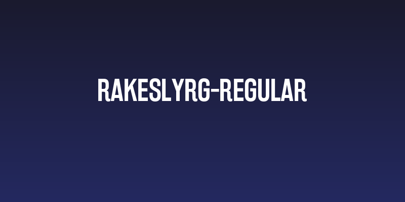 RakeslyRg-Regular Social Header