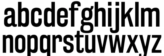RakeslyRg-Regular Font LOWERCASE