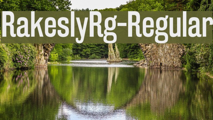 RakeslyRg-Regular Font examples