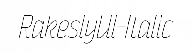 RakeslyUl-Italic  नि: शुल्क फ़ॉन्ट्स डाउनलोड