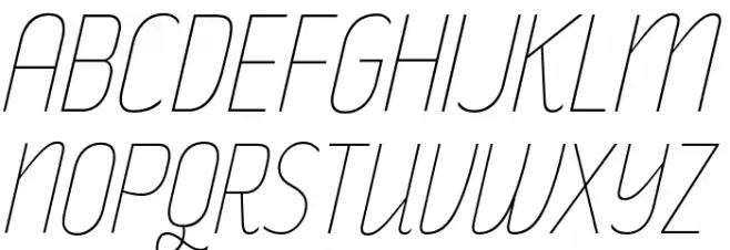 RakeslyUl-Italic Polices MAJUSCULES