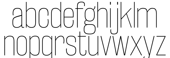 RakeslyUl-Regular Font LOWERCASE