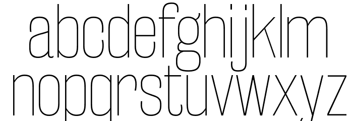 RakeslyUl-Regular Font LOWERCASE