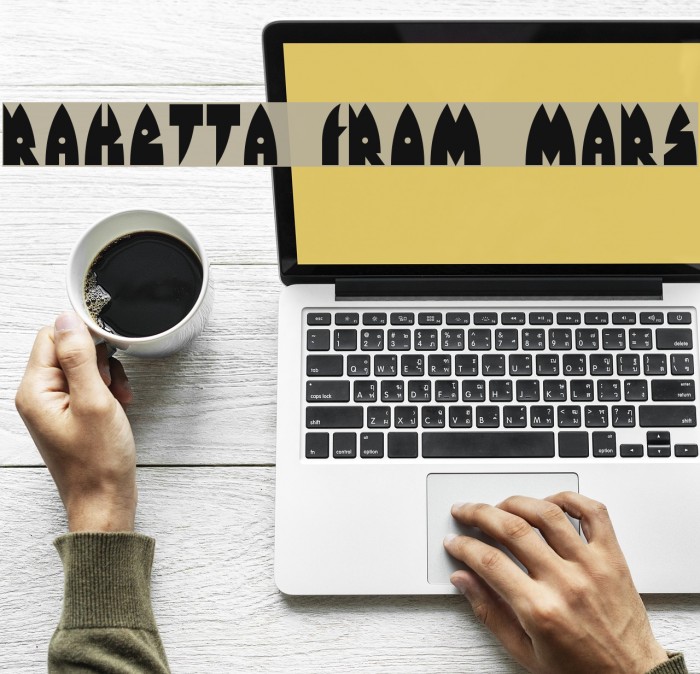 Raketta From Mars フォント examples