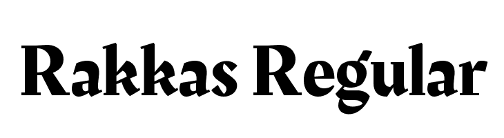 Rakkas Regular Font