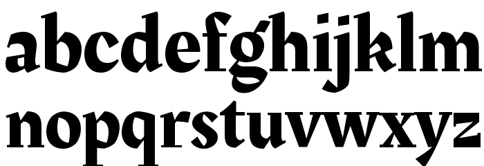 Rakkas Regular Font LOWERCASE