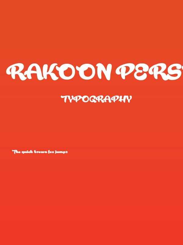 Rakoon Personal Use Poster