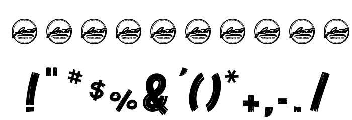 Raku Font OTHER CHARS