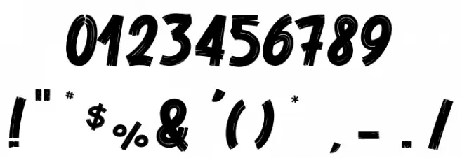 Raku_PersonalUseOnly Font OTHER CHARS