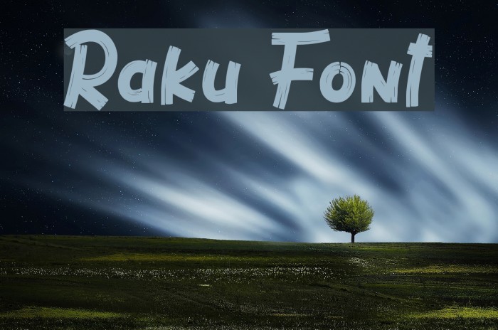 Raku Font examples