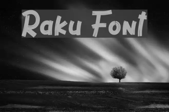 Raku Font examples