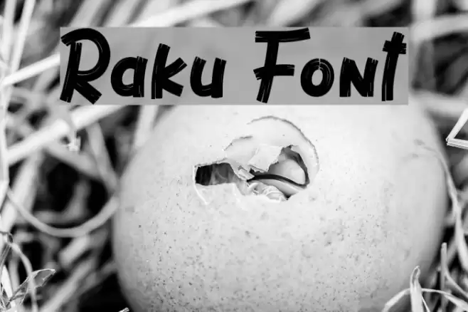 Raku Font examples