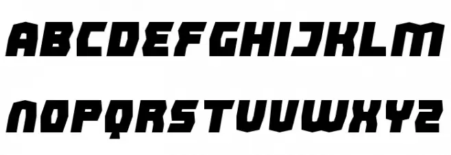 Rakus Rider Demo Font UPPERCASE