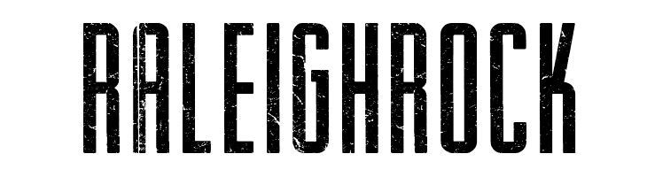 Raleigh Rock  フリーフォントのダウンロード