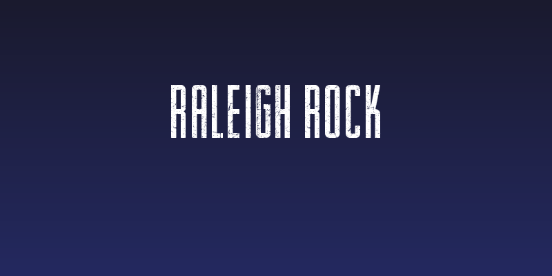 Raleigh Rock Social Header