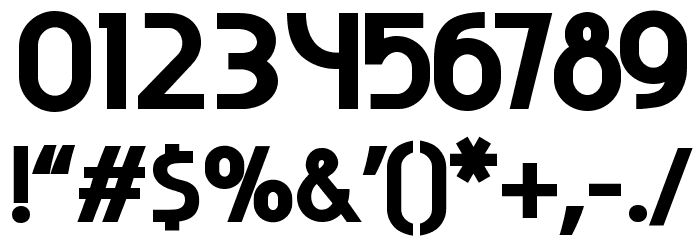 Ralev001 ExtraBold Font OTHER CHARS