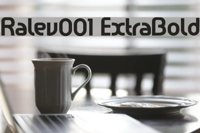 Ralev001 ExtraBold Example 1