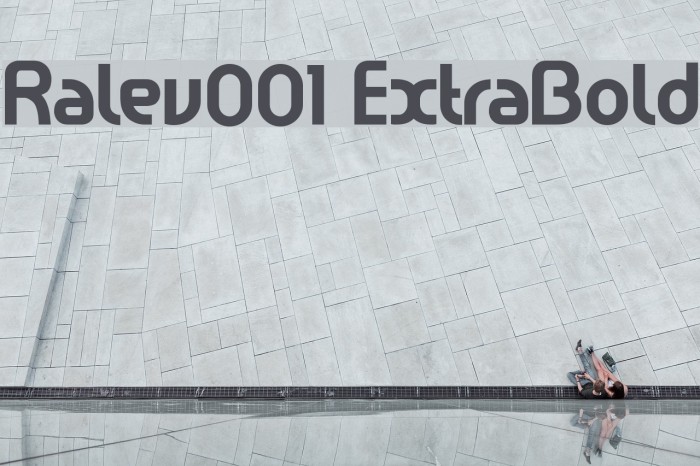 Ralev001 ExtraBold Font examples