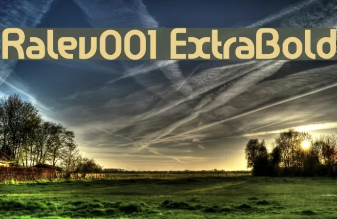 Ralev001 ExtraBold Example 3