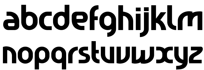 Ralev001 ExtraBold Font LOWERCASE