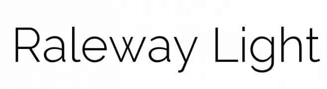 Raleway Light  les polices de caractères gratuit tlcharger