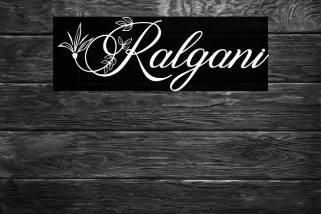 Ralgani Font examples