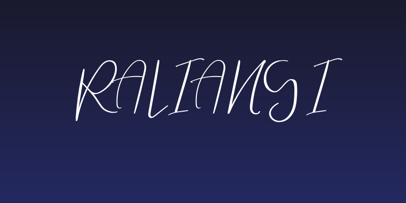 Raliangi Social Header