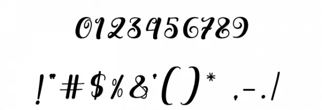 Ralilea Font OTHER CHARS