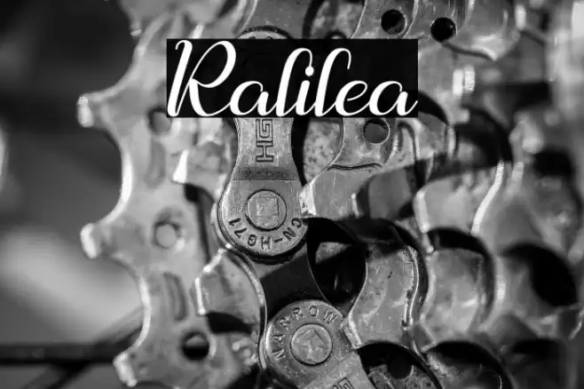 Ralilea Font examples
