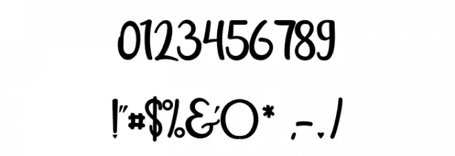 Raline Font OTHER CHARS