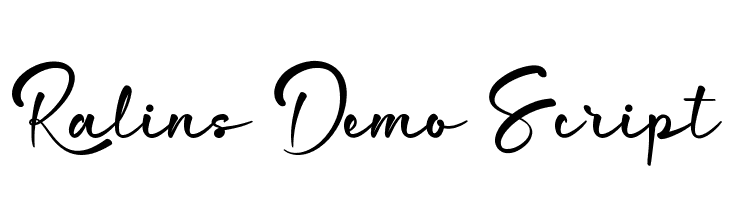 Ralins Demo Script  Fuentes Gratis Descargar