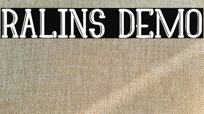 Ralins Demo Example 1