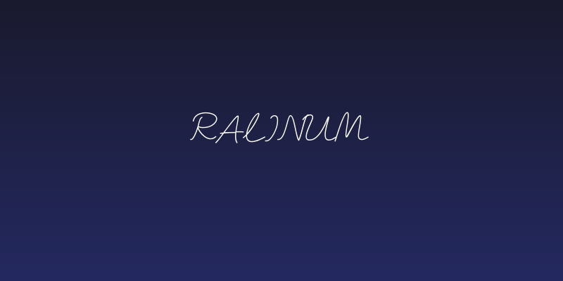 Ralinum Social Header