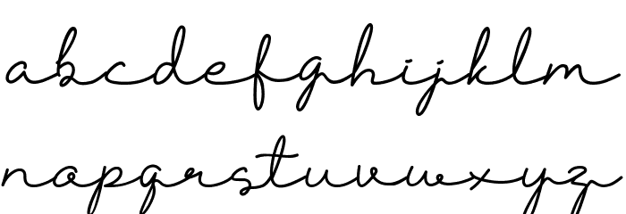Ralinum Font LOWERCASE