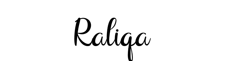 Raliqa  Free Fonts Download