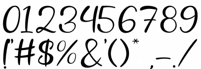 Raliqa Font OTHER CHARS